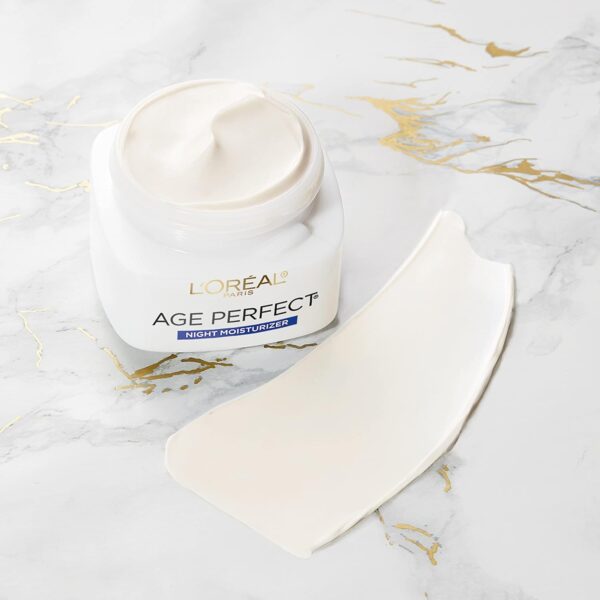 L'Oreal Paris Age Perfect Collagen Expert Anti-Aging, Anti-Wrinkle Night Moisturizer 2.5 oz