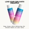 Pacifica Pineapple Curls Shampoo & Conditioner Set – Curl Defining Hair Care for Curly & Coily Hair, Enhances Bounce & Reduces Frizz Sulfate Free Clean Beauty Vegan & Cruelty-Free Dermatologist Tested
