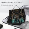 Hanging Toiletry Bag for Women Men Portable Waterproof Makeup Bag Organizer Dark Dream Catcher Travel Toiletry Bag