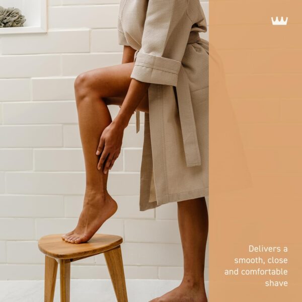 Cremo Womens Shaving Cream Sensitive Skin, Moisturizing, Coconut Mango, Ultra-Slick Shave Cream for Women, Fights Nicks, Cuts and Razor Burn, 6 Fl Oz (Pack of 2)