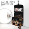 Hanging Toiletry Bag for Women Men Portable Waterproof Makeup Bag Organizer New Year Tiger Logo Design Travel Toiletry Bag