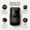 MANSCAPED® The Handyman™ Compact Face Shaver – Portable Men’s Travel Facial Hair Groomer, USB-C Rechargeable Razor, Electric Foil Face Shaver, Waterproof, Cordless, Dual-Action SkinSafe® Foil Blades