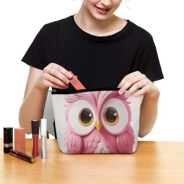 Makeup Bag for Women Cosmetic Bags Owl Travel Toiletry Bag Cute Zipper Make Up Bags Large Capacity Make Up Case Organizer Portable Makeup Pouch for Travelling Gift