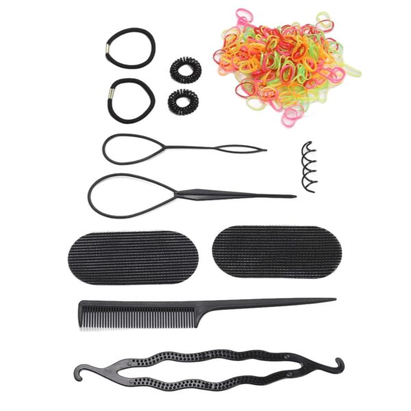 Hair Styling Modelling Tool Changeable for Multi Scene ABS Silicone 12pcs