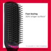 REVLON Salon One-Step Straight and Shine Heated Brush for Visibly Shinier, Smoother Hair | Hair Straightener That Revives Second Day Hair with an Ion Generator That Helps Reduce Frizz