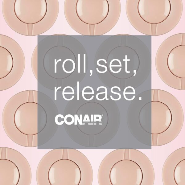 Conair Double Ceramic Hot Rollers for Long, Medium, and All Hair - Hair Curler - Hair Roller Clips Included - 1 1/2-inch Rollers
