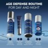 NIVEA Men Age Defense Eye Cream with Hyaluronic Acid, 24-Hour Hydrating Under Eye Cream for Men Helps Reduce Look of Crow’s Feet, Fine Lines and Dark Circles, 0.5 Fl Oz Tube