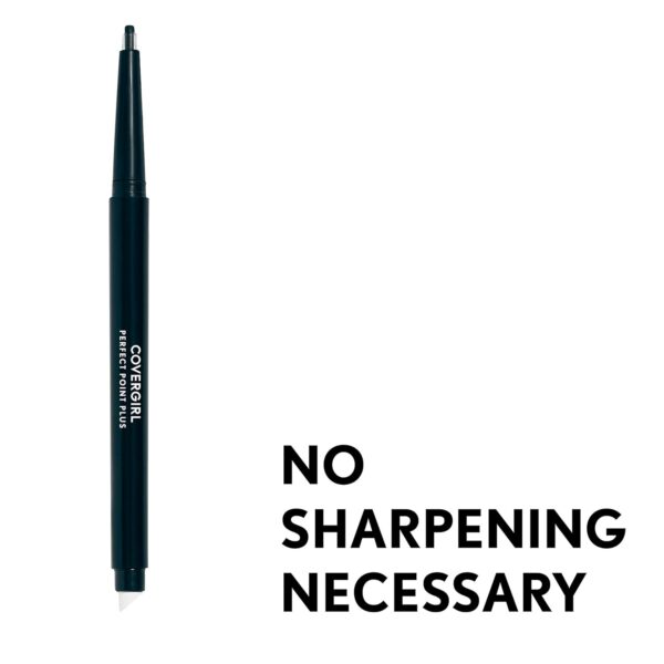 COVERGIRL Perfect Point Plus Self-Sharpening 2-pack Eyeliner Pencil, Long-Lasting, Easy Application Eyeliner Glides on Smoothly, Perfect Line Pencil
