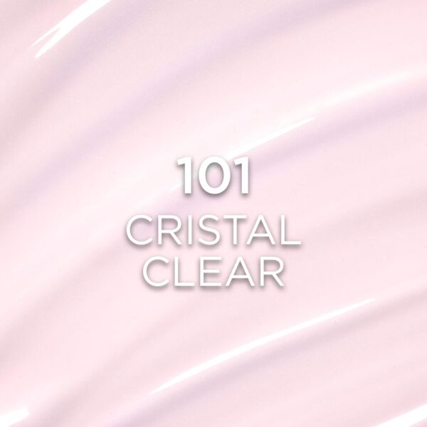 L'Oreal Paris Plump Ambition Hyaluron Lip Oil, 24 HR Lip Gloss with Hyaluronic Acid, Volumizing Formula with Glass-Like Shine, Cristal Clear 101, 0.16 Fl Oz