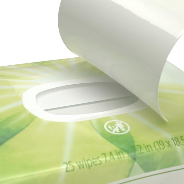 Aveeno Positively Radiant Makeup Remover Wipes, Gentle Individual Face Wipes with Moisture-rich Soy Extract to help leave your skin looking bright, Hypoallergenic Formula, Non-Comedogenic (Pack of 25)