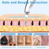 Blackhead Remover, EUASOO USB Rechargeable Pimple Extractor, Electric Pore Vacuum Blackhead Remover Tools for Women & Men, Blackhead Vacuum Kit with 10 * Filter Sponge & 5 * Rubber Ring & etc.
