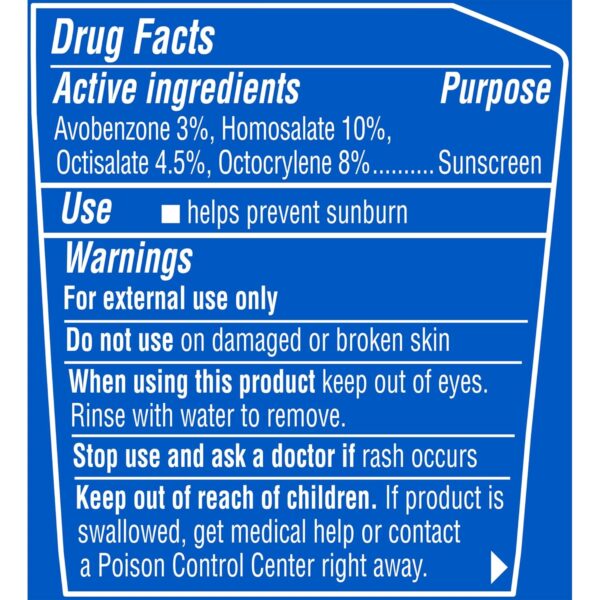 Coppertone SPORT Sunscreen SPF 50 Lotion, Water Resistant , Body Sunscreen Lotion, Travel Size , 3 Fl Oz