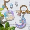 FUNSHOWCASE Zodiac Resin Molds Silicone Pack of 9 for Keychain Charms Necklace Pendant Earring Bracelet Jewelry Making