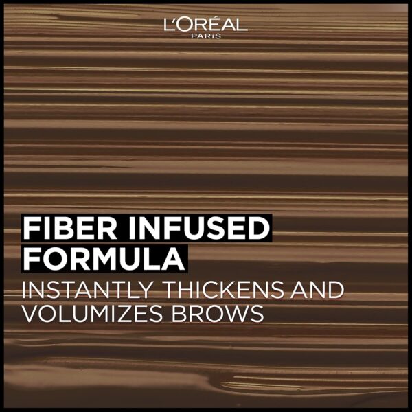 L'Oreal Paris Infallible Volumizing 24H Wear Brow Mascara, Long Lasting Eyebrow Makeup for 2X Fuller Eyebrows, 7.0 Blonde, 0.13 Fl Oz