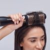 KISS Volume Boosting Air Brush, Detachable Ceramic Waterdrop Shaped Brush Head, Maximum Root Boosting Hair Dryer, 4 Heat Settings, Tangle-Free Bristles, 360° Swivel Cord