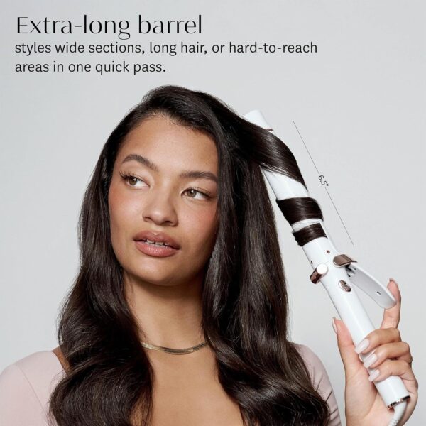 T3 SinglePass Curl X Extra-Long Barrel 1", 1.25", 1.5" Curling Iron with 9 Heat Settings and Ceramic Barrel for Fast Styling and Lasting Results on All Hair Types