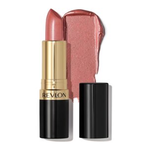 Revlon Super Lustrous Lipstick, Creamy Formula For Soft, Fuller-Looking Lips, Moisturized Feel, 619 Rose & Shine, 0.15 oz