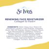 St. Ives Face Moisturizer Cream, Collagen and Elastin, Renewing Facial Moisturizer for Women, Paraben Free, Dermatologist Tested Daily Moisturizing for Dry Skin Cruelty Free, 10 oz