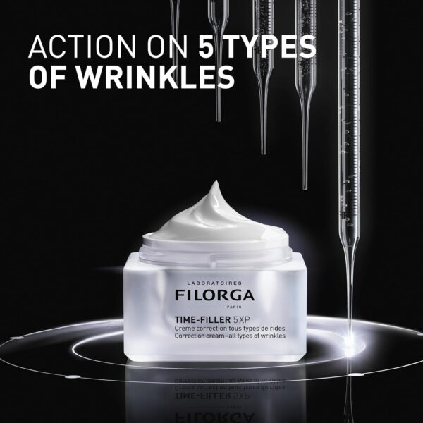 Filorga Time-Filler 5-XP Wrinkle Correction Moisturizing, Enhanced Anti Aging Formula to Reduce and Repair Face, Eye, and Neck Wrinkles and Fine Lines