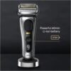 Braun Series 9 9517s PRO+ Electric Razor for Men, 5 Pro Shave Elements & Precision Long Hair ProTrimmer, Charging Stand, Braun’s Best for Smooth Skin, Wet & Dry Electric Razor with 60min Runtime