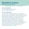 BLUE LIZARD Sensitive Mineral Sunscreen with Zinc Oxide 50+ Water Resistant UVAUVB Protection with Smart Cap Technology Fragrance Free, Sensitve, SPF 50 - - Tube, Unscented, 5 Fl Oz