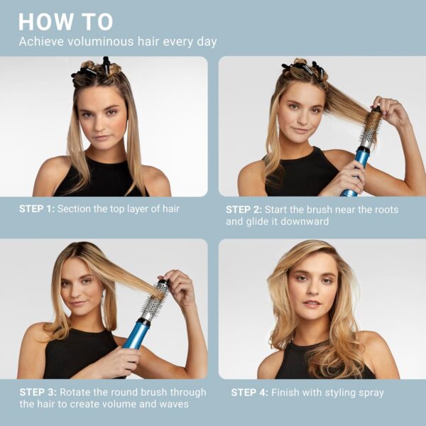 BaBylissPRO 1 1/4" Soft Bristle Hot Air Brush for Hair Styling