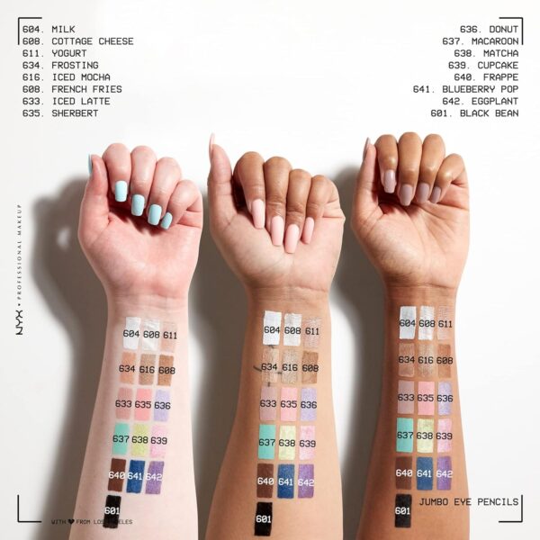 NYX PROFESSIONAL MAKEUP Jumbo Eye Pencil, Blendable Eyeshadow Stick & Eyeliner Pencil - Black Bean (Black)