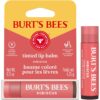 Burt's Bees Lip Tint Balm, Long Lasting 2 in 1 Duo Tinted Balm Formula, Color Infused with Hydrating Shea Butter for a Natural Looking Buildable Finish, Hibiscus, 1 Tube