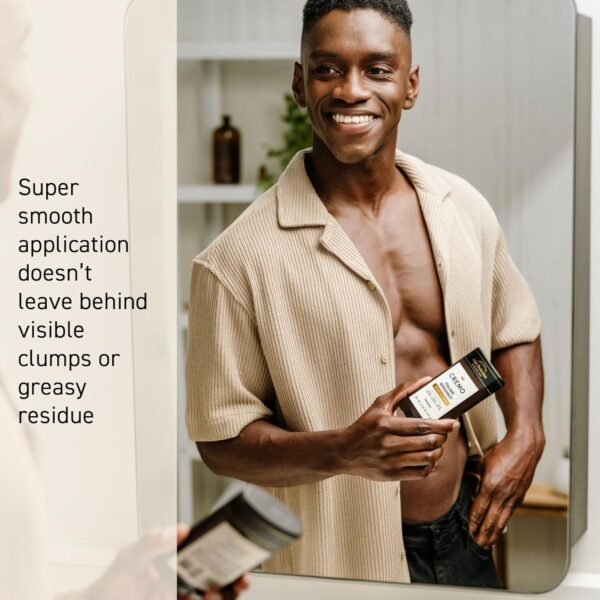 Cremo Italian Bergamot Aluminum Free Deodorant for Men, 48-hour Long Lasting Odor Protection, 2.65oz