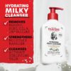 THAYERS Milky Hydrating Face Cleanser with Snow Mushroom, Hyaluronic Acid, Dermatologist Recommended Gentle Facial Wash, Hydrating Skincare for Dry, Sensitive Skin, Paraben Free, 8 FL Oz, Clear
