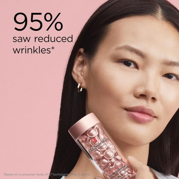 Elizabeth Arden Retinol + HPR Ceramide Rapid Skin Renewing Anti-Aging Face Serum Capsules, Fine Lines & Wrinkles Treatment with Peptides, Vitamin E, & Niacinamide