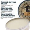 Reuzel Wood and Spice Beard Balm - All-In-One Treatment for a Fresh, Polished Beard - Conditioning, Sculpting, and Shaping Moisturizer with Shea Butter and Argan Oil - Woody Spice Fragrance