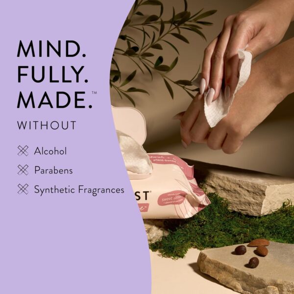 The Honest Company Hydrate + Cleanse Naturally Scented Wipes | Cleansing Multi-Tasking Wipes | 99% Water, Plant Based, Hypoallergenic | Aloe + Cucumber, 60 Count