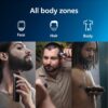 Philips Norelco Multigroom 5000 Series, All-in-One Trimmer, Beard Trimmer and Hair Clipper, 18-Piece Men's Grooming Kit for Beard, Face, Nose, Ear, Body, with Titanium Blades, Travel Pouch, MG5970/49