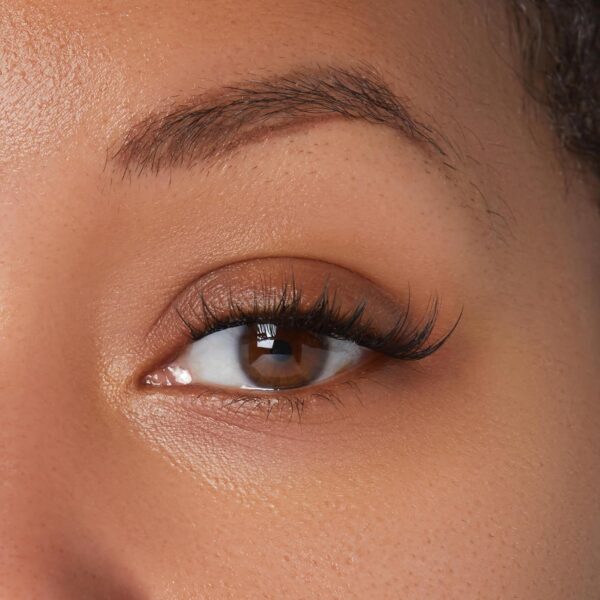 KISS Falscara DIY Eyelash Extension Lengthening Wisps - Featherlight Synthetic Reusable Artificial Eyelashes Multipack of 24 Mini Lash Clusters for that Authentic Eyelash Extension Look