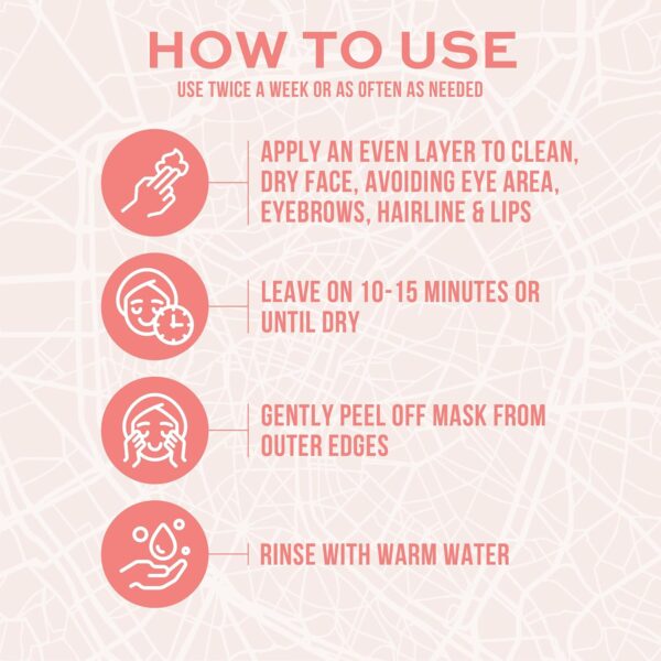 Freeman Exotic Blends Facial Mask 4 Piece Set, Peel-Off & Jelly Masks, Cleansing, Pore-Clearing & Hydrating Facial Masks, For All Skin Types, Includes Silicone Mask Brush, Vegan & Cruelty-Free