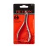 Revlon Half Jaw Cuticle Nipper, Manicure Tool for Nail Care, Hangnail Clipper, For More Precise Trims, Non-Slip Grip, Stainless Steel, 1 Count