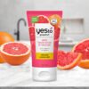 Yes To Grapefruit Daily Facial Scrub & Cleanser, Exfoliating & Restoring Cleanser That Enhances Skins Radiance, With Antioxidants, Lemon Balm Extract, & Vitamin C, Natural, Vegan & Cruelty Free, 4 Oz