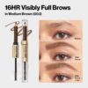 Revlon ColorStay Brow Fantasy, All In One Eyebrow Powder Pencil with Shaping Clear Gel, Gel Infused with Panthenol, Smudge-proof, 16HR Visibly Full Brows, 003 Medium Brown