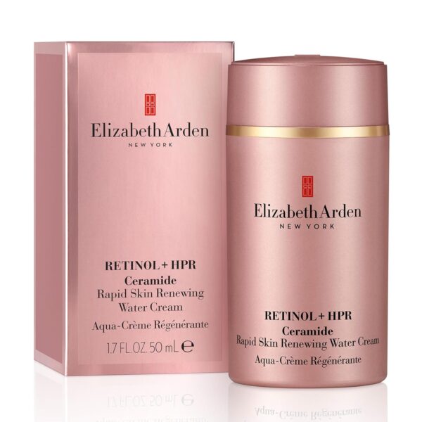 Elizabeth Arden Retinol Serum Wrinkle Filler + HPR Next Generation Retinoid, Ceramide, and Peptide Rapid Skin Renewing Water Day and Night Cream for Face and Neck