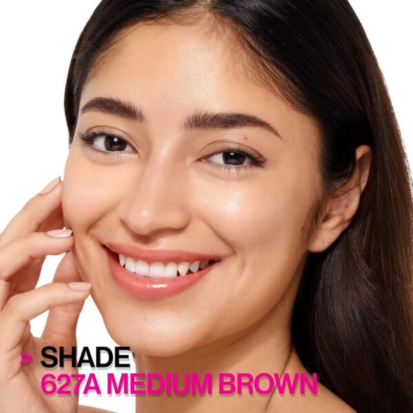 wet n wild Ultimate Eyebrow Retractable Definer Pencil, Medium Brown, Dual-Sided Brow Brush, Fine Tip, Shapes, Defines, Fills Brow Makeup