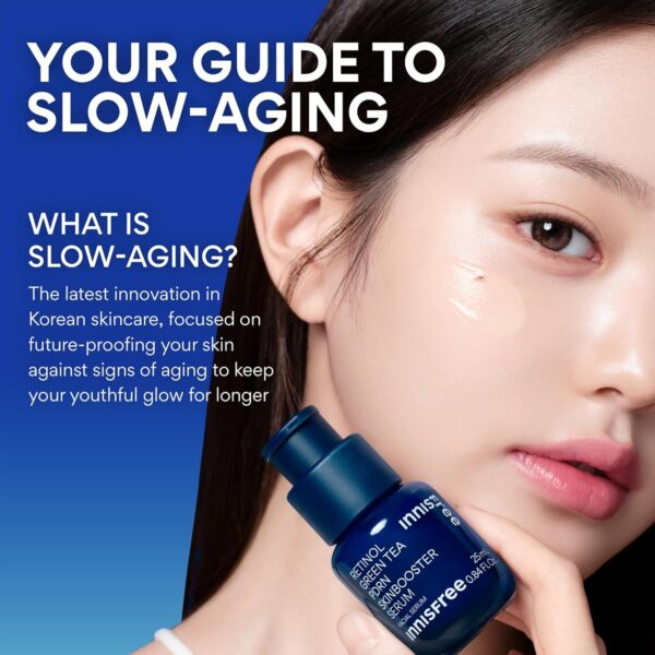 81IeiYEbh0L._SL1500_.jpg innisfree Green Tea Retinol PDRN Firming Serum, Vegan Korean Skincare for Fine Lines and Skin Texture
