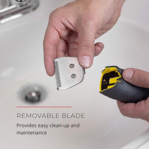 Remington HC5855 Virtually Indestructible Haircut Kit & Beard Trimmer, Hair Clippers for Men (15 pieces) , Yellow