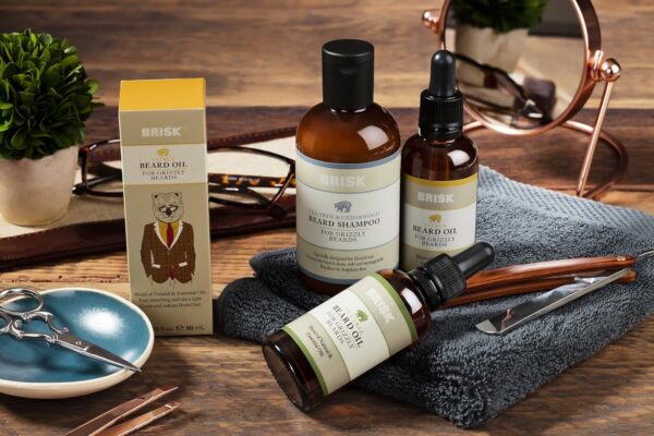 Beard Grooming Oil Liquid, Citrus for Beard Hair, 1.7 Oz