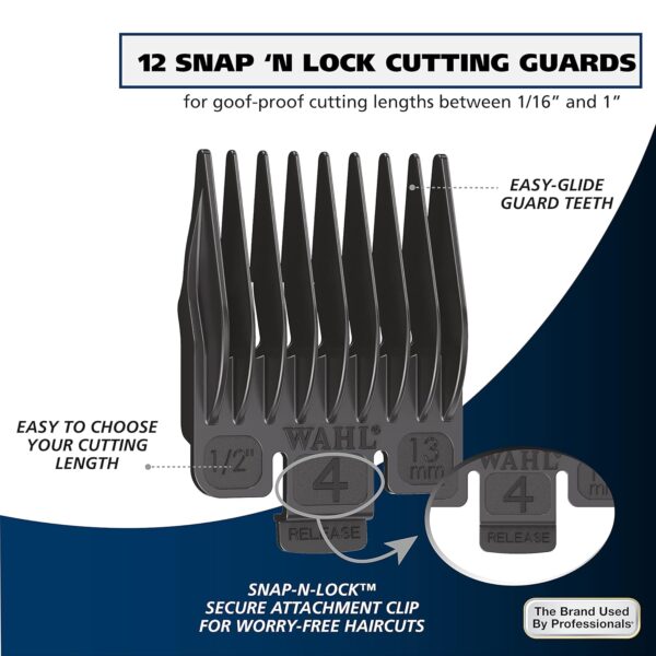 Wahl Lithium Ion Pro Rechargeable Cordless Hair Clippers for Men, Woman, & Children with Smart Charge Technology for Convenient at Home Haircutting - Model 79470