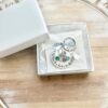 Handstamped Keychain Personalized Keychain Nana Keychain Grandma Keychain Birthstone Keychain Family Keychain Gift for Mom Mom Keychain