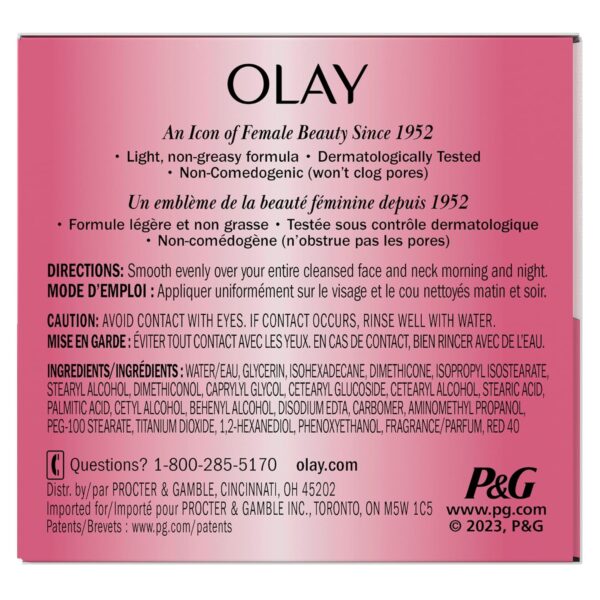 Olay Active Hydrating Cream Face Moisturizer, 1.9 fl oz