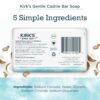 Kirk's Original Coco Castile Soap Fragrance Free 4 oz, Pack 18