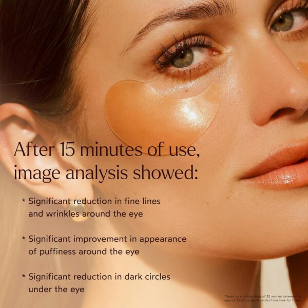 True Botanicals Chebula Multi-Corrective Eye Patches | Anti Aging | Reduce Fine Lines & Wrinkles | All Skin Types | Dermatologist Tested, All Natural, Vegan | 25 Pairs