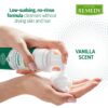 Medline Remedy Clinical No-Rinse Foam Cleanser, Vanilla Scent (8 fl oz), No Rinse Shampoo and Body Cleanser for Sensitive Skin, Hydrating, Paraben and Sulfate Free, For Face, Body, and Hair, All Ages